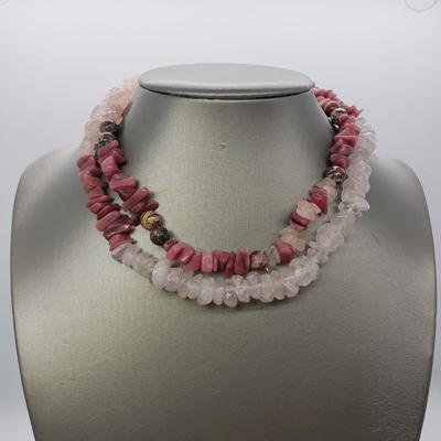 LOT 49: 30" Strand Natural Gemstone Necklace
