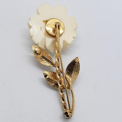 LOT 55: Assorted Brooches; 12k GF Burt Cassell, Crown Trifari, Coro
