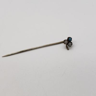 LOT 61: Collection of Antique Enameled Stick Pins & Others