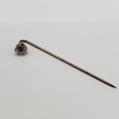LOT 62: Assortment of Antique Stick Pins, Egyptian Revival, Porcelain Cameo, Art Nouveau & More