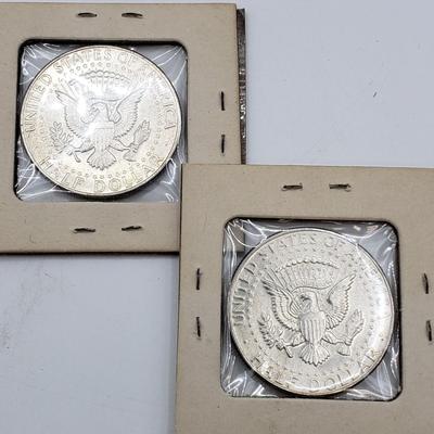 LOT 79: U.S. Coins-90%Silver; Two 1964 Kennedy Half Dollars & Silver Quarters 1932(4) & 1964