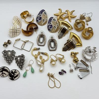 LOT 83: Pierced Earring Collection