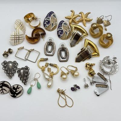 LOT 83: Pierced Earring Collection