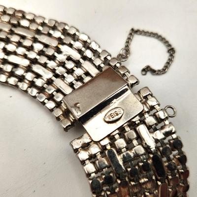 Lot #233 Spectabular WEISS Rhinestone Collar Necklace - great condition