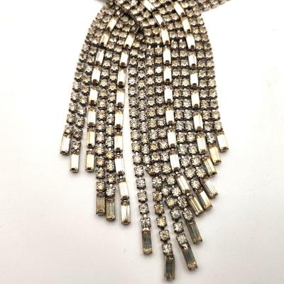 Lot #233 Spectabular WEISS Rhinestone Collar Necklace - great condition