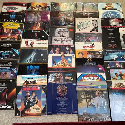 Laser Disk Movie Lot. 110+