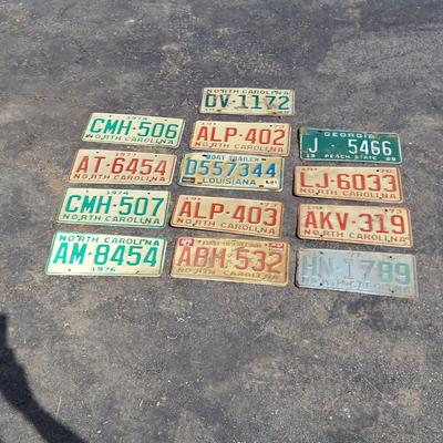 1970s North Carolina License Plates (G-BBL)