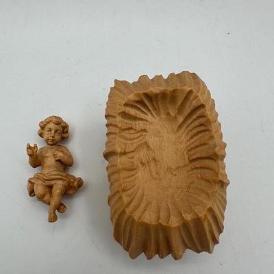 ANRI Italy Hand-carved Wood Nativity Set