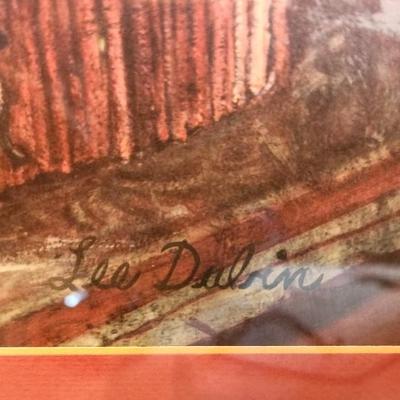 Lot #240 Framed Art Print - "The Bordello" by Lee Dubin