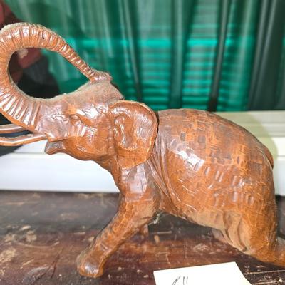 Wooden elephant