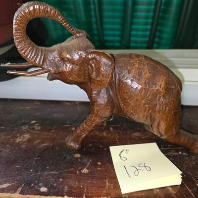 Wooden elephant