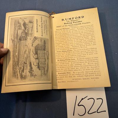 Vintage Rumford Cook Book