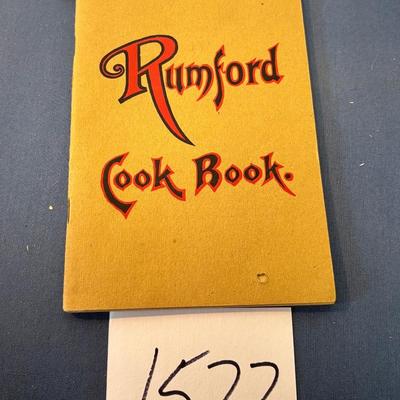 Vintage Rumford Cook Book