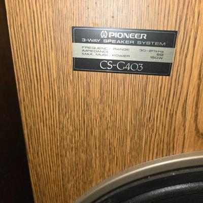 Speakers pioneer