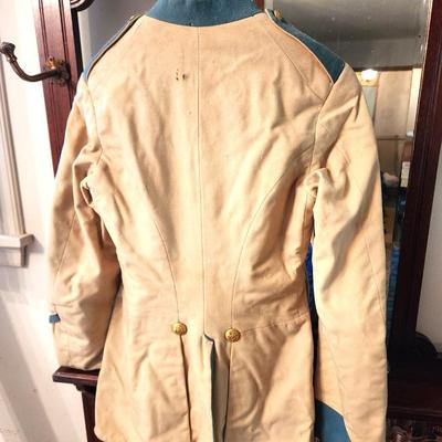 Lot #243 Military Coat - Massachusetts 1st Cadet Corps - original buttons - named wearer