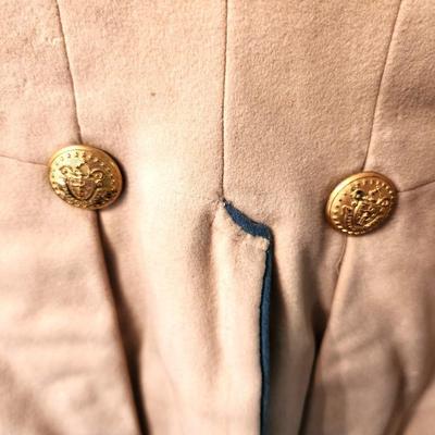 Lot #243 Military Coat - Massachusetts 1st Cadet Corps - original buttons - named wearer