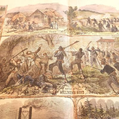 Lot #249 Harper's Weekly Colored Print - The Negro in the War