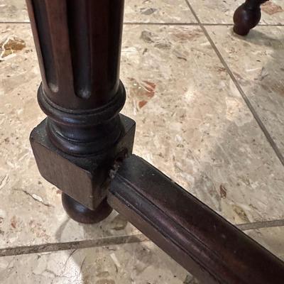 Set of 8 Carved Wood Dining Chairs