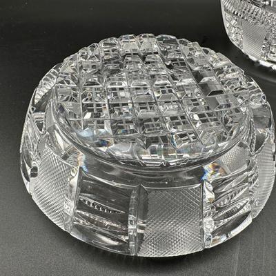 Vintage Crystal Ashtrays