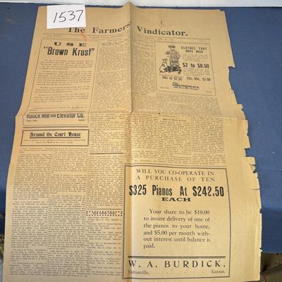1914 The Farmers Vindicator