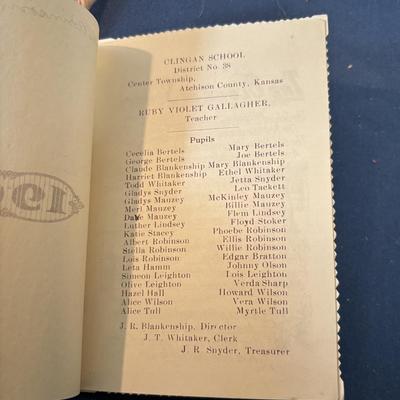 Vintage 1904 Atchison Co. Graduation Announcements