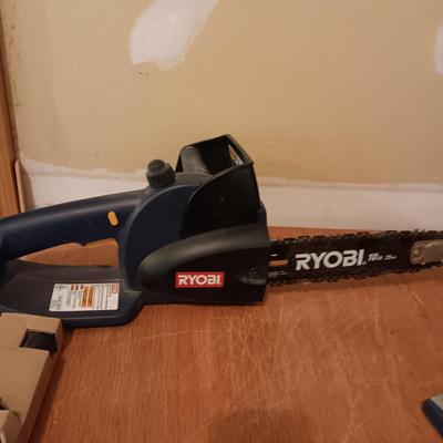 RYOBI CORDLESS TOOL SET WITH BAG ON WHEELS (NO BATTERIES OR CHARGER)
