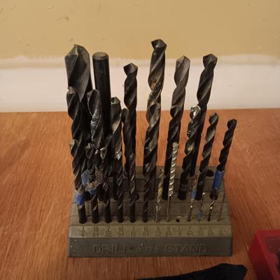 TANDY PUNCH SET, CHISELS, PRECISION TOOLS & DRILL BITS