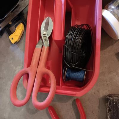 IMPACT DRIVER WITH OTHER HAND TOOLS AND A TOOL BOX WITH 3 TRAYS