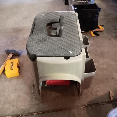 IMPACT DRIVER WITH OTHER HAND TOOLS AND A TOOL BOX WITH 3 TRAYS