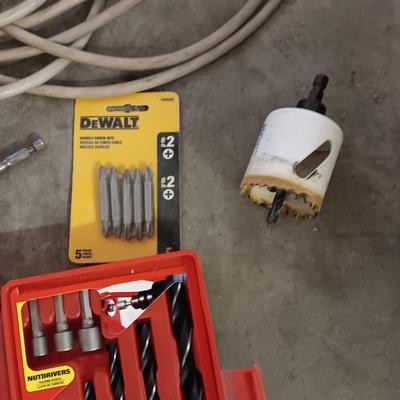 DEWALT DRILL, DRILL BITS, EXTENSION CORD AND MORE