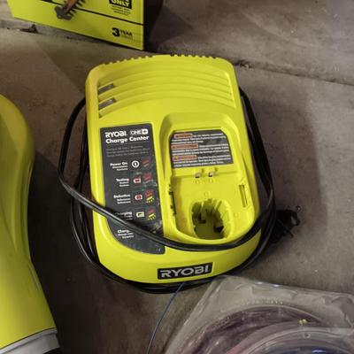 RYOBI CORDLESS WEED CUTTER, LEAF BLOWER, EDGER AND MORE
