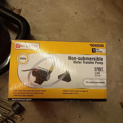 VAC & MULCHER, YARD TOOLS, SPRINKLERS, NON-SUBMERSIBLE PUMP & MORE