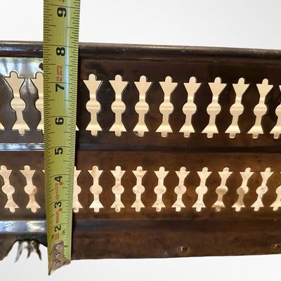 Vintage Brass Fireplace Fender