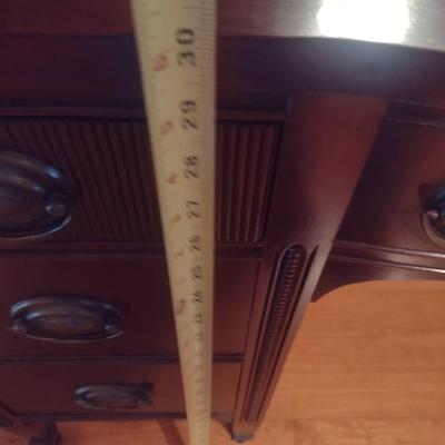 Vintage Mahogany Vanity Dresser with Mirror