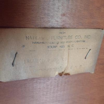 Vintage Mahogany Tall Boy Five Drawer Dresser