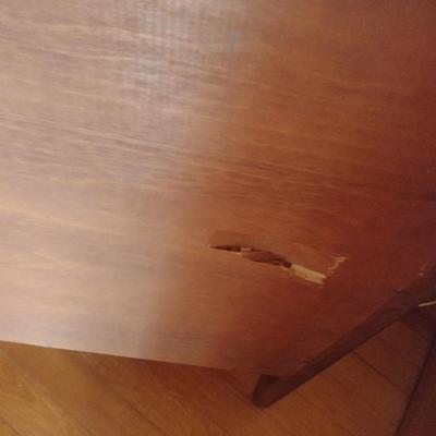 Vintage Mahogany Tall Boy Five Drawer Dresser
