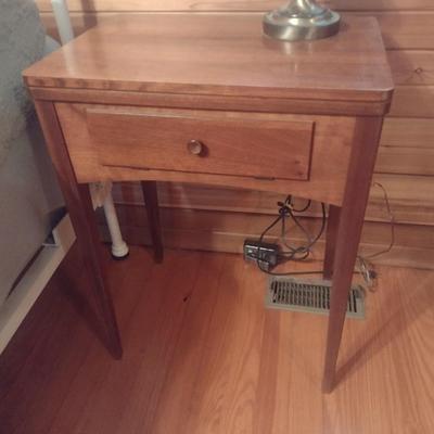 Antique Electric Singer Model 99-K Cast Body Sewing Machine with Cabinet