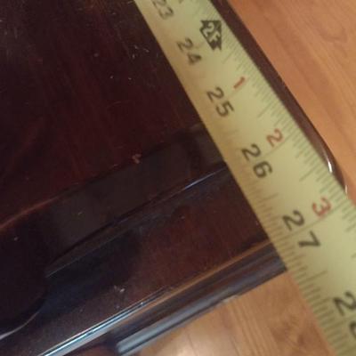 Vintage Solid Wood Walnut Bedside Dresser