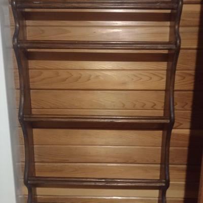 Wood Framed Towel Rack