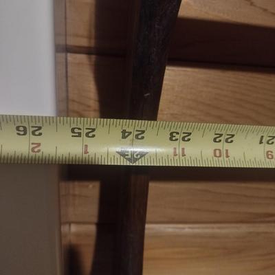 Wood Framed Towel Rack