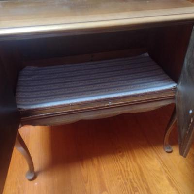 Vintage Queen Ann Style Double Door Sideboard