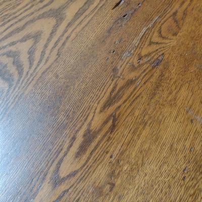 Antique Solid Oak Pedestal Dining Table