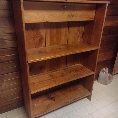 Hand Crafted Country Farmhouse Pine Open Cabinet