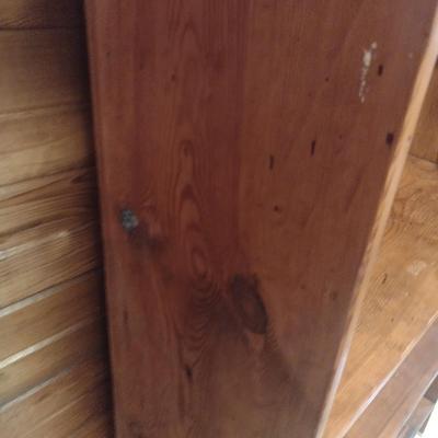 Hand Crafted Country Farmhouse Pine Open Cabinet