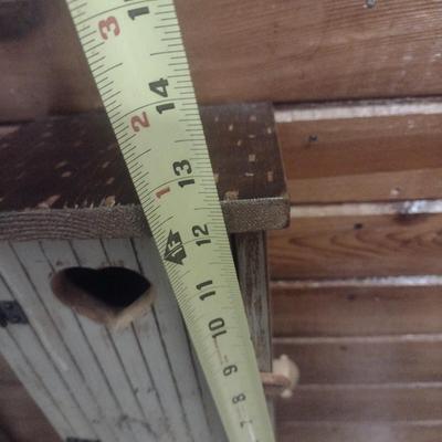 Folk Art Birdhouse Toilet Paper Dispenser
