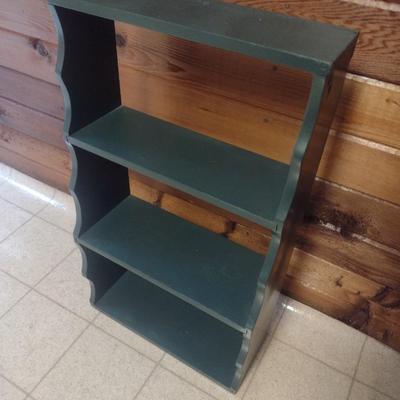 Wood Four Tier Wall Shelf