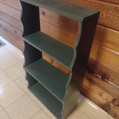 Wood Four Tier Wall Shelf