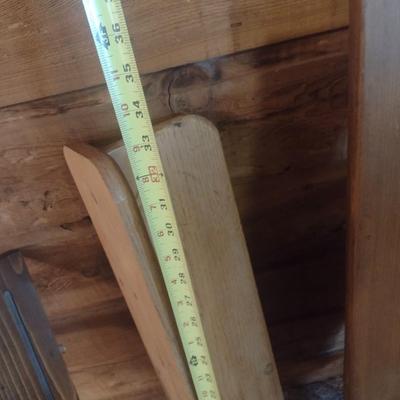 Set of Three Solid Wood Wall Shelves