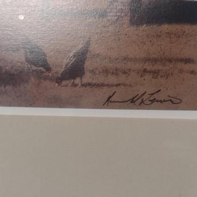 Framed Art Print Limited Edition by R. Lewis 93/500