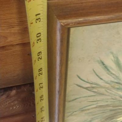 Large Framed Original Art on Canvas by Esther Liedholm Skeen